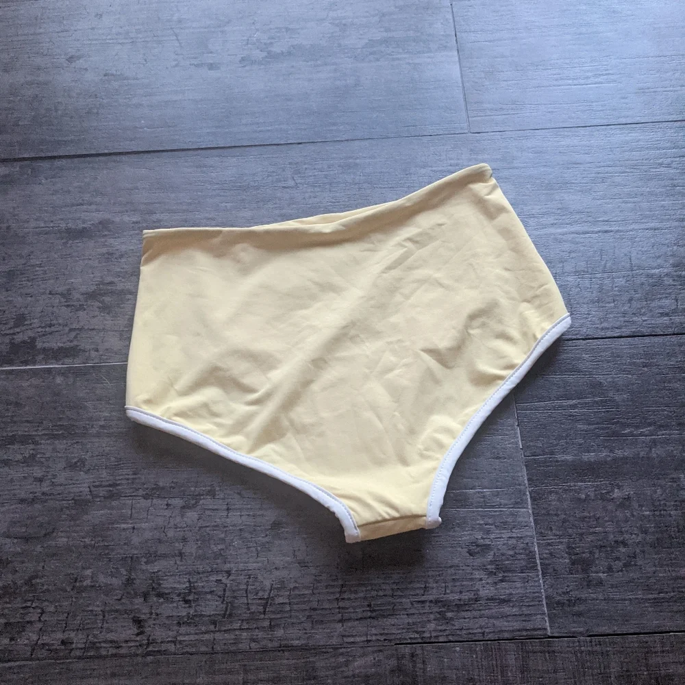 L*Space Cali High Cut Full Coverage Bikini Brief Bottom